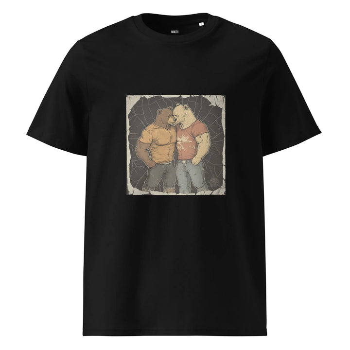 Print 'Bears' Organic Cotton T-shirt Black MILTTI