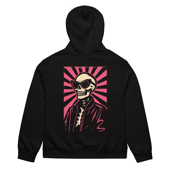 Print 'Deadly Cool' Oversized Hoodie Black MILTTI