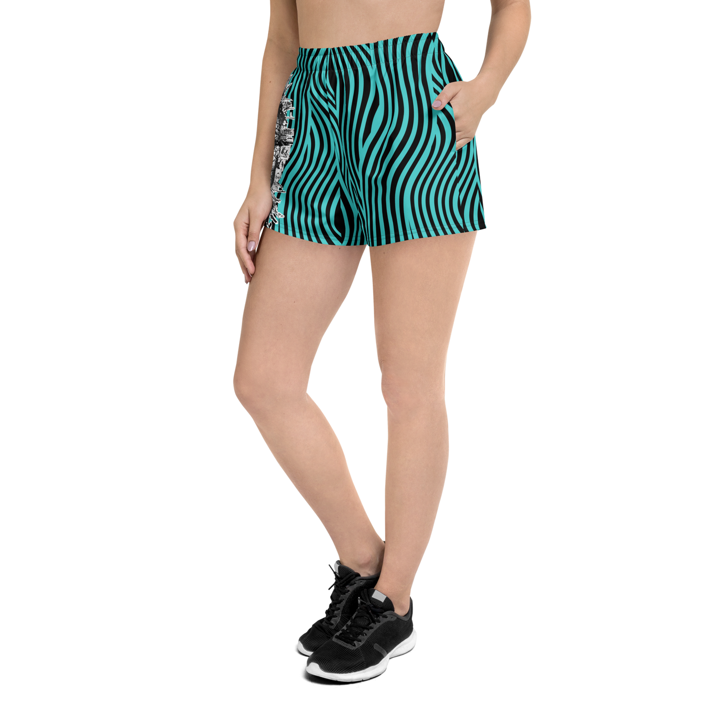 Print 'Digital Diva' Athletic Shorts MILTTI
