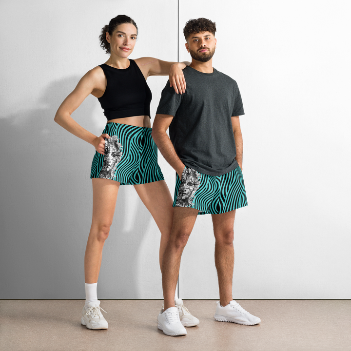 Print 'Digital Diva' Athletic Shorts MILTTI