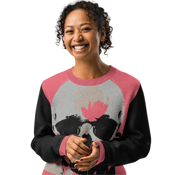 Print 'Neon Afterlife' Knitted Sweater MILTTI