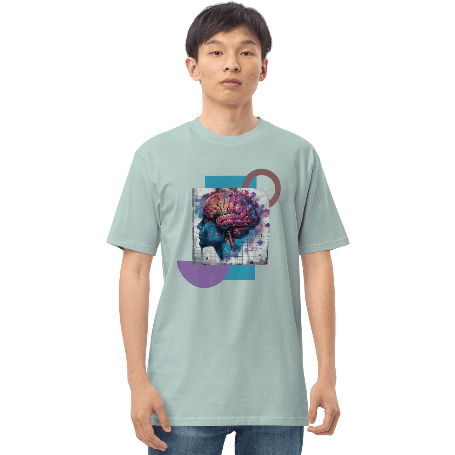Print 'Neon Mind' Premium Heavyweight Tee MILTTI
