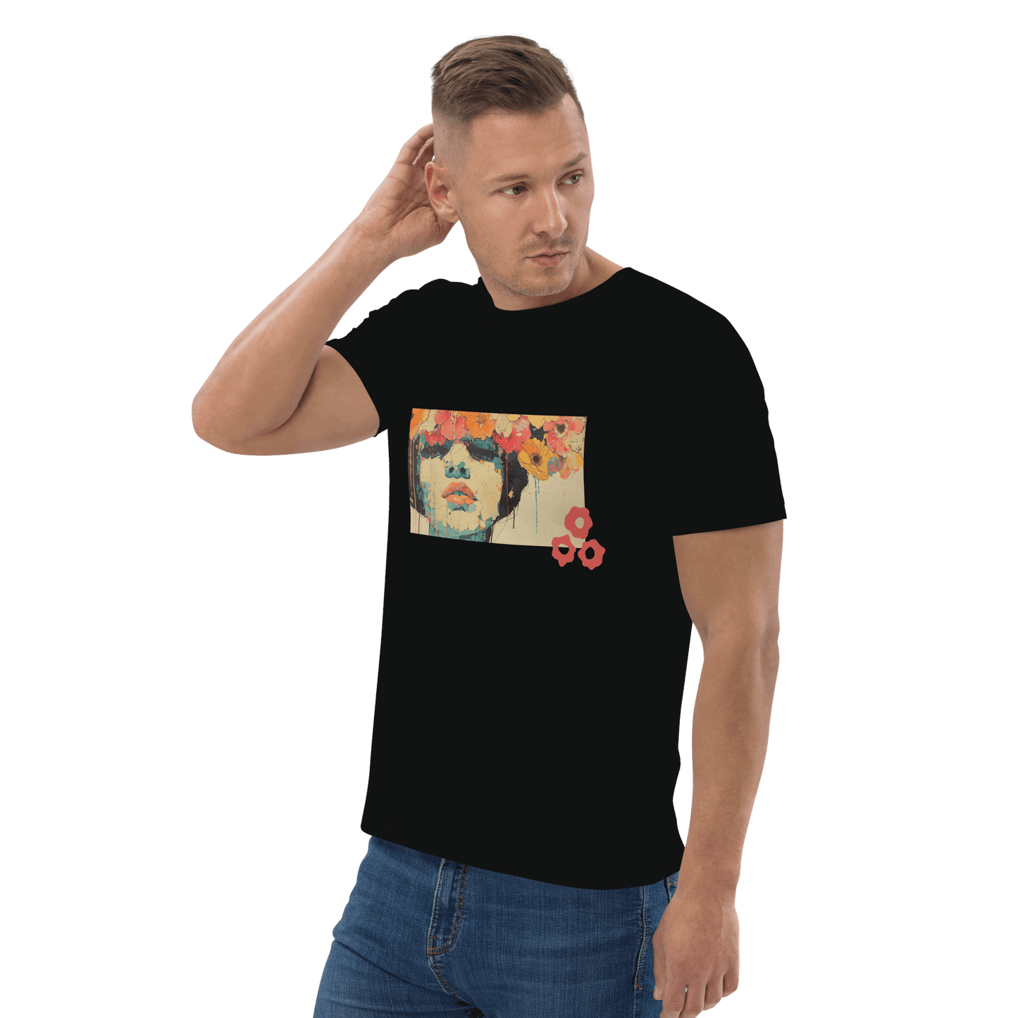 Print 'Petal Thoughts' Organic Cotton T-shirt MILTTI