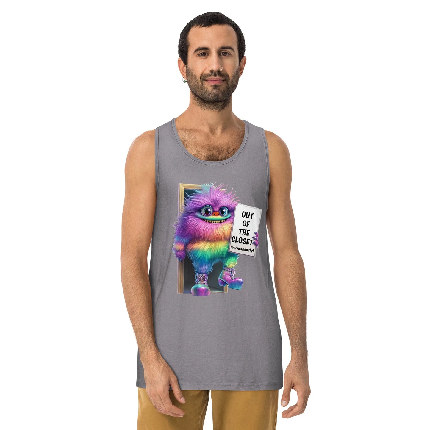 Print 'Pride Monster' Premium Tank Top MILTTI