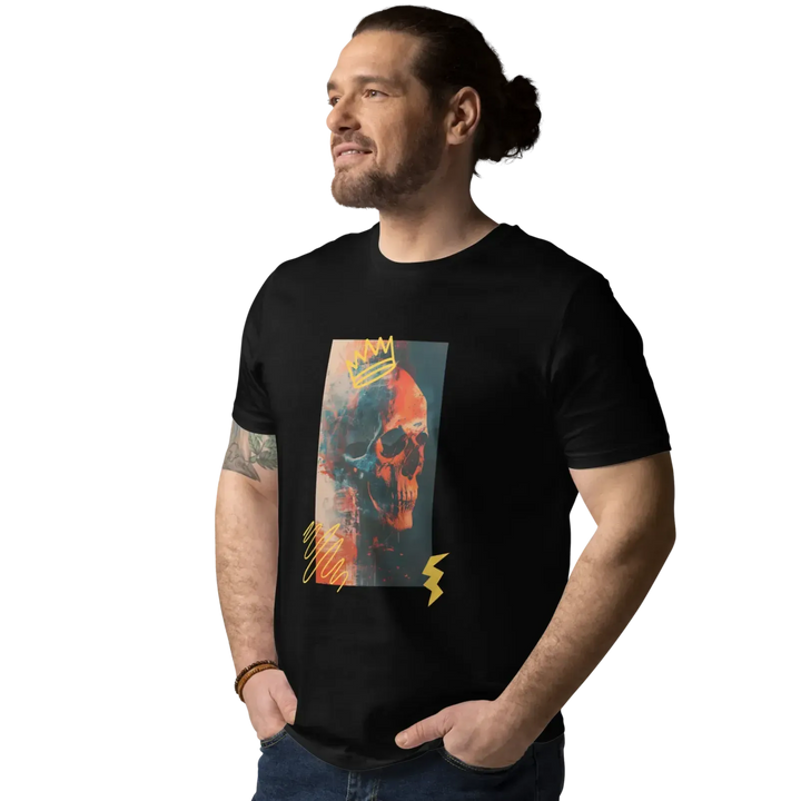 Print 'Skull Burn' Organic Cotton T-shirt MILTTI