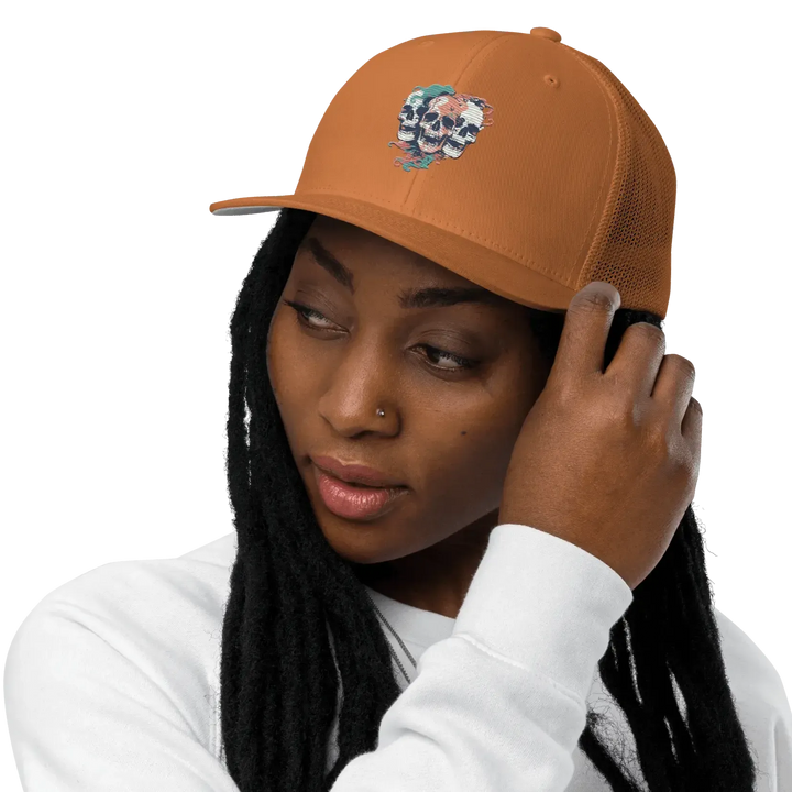 Print 'Skull Squad' Trucker Cap MILTTI