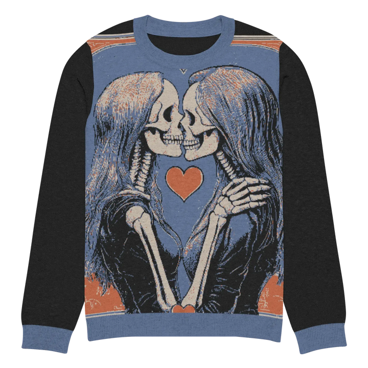 Print 'Skullmates' Knitted Sweater 3XL MILTTI