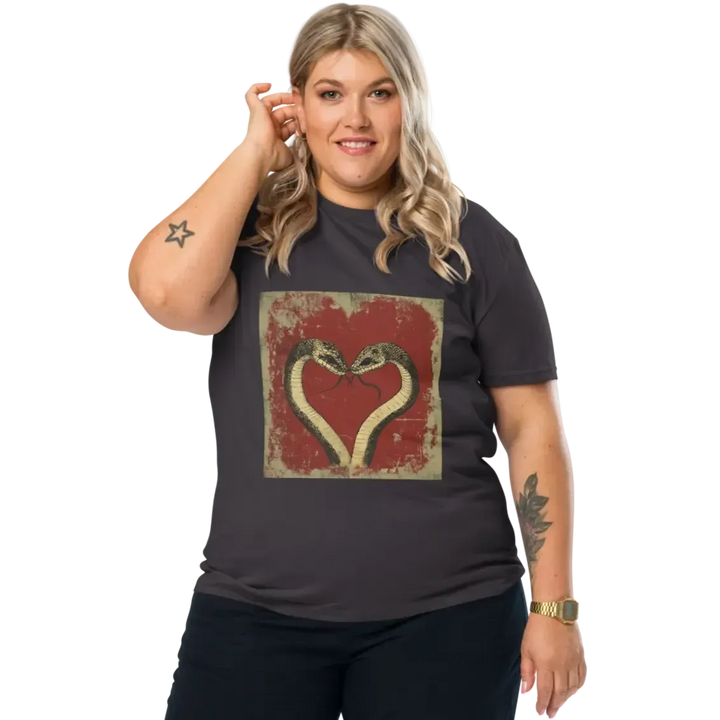 Print 'Snake Heart' Organic Cotton T-shirt MILTTI