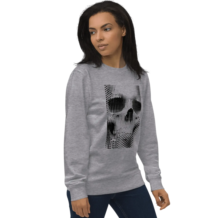 Print 'Static Skull' Organic Sweatshirt MILTTI