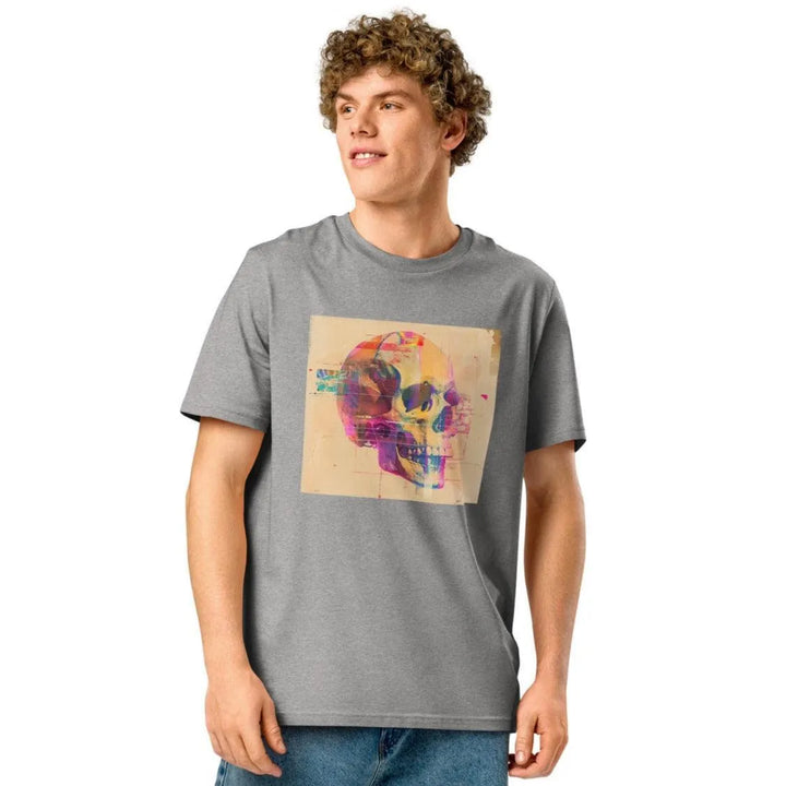 Print 'Techno Bones' Organic Ribbed Neck T-shirt MILTTI