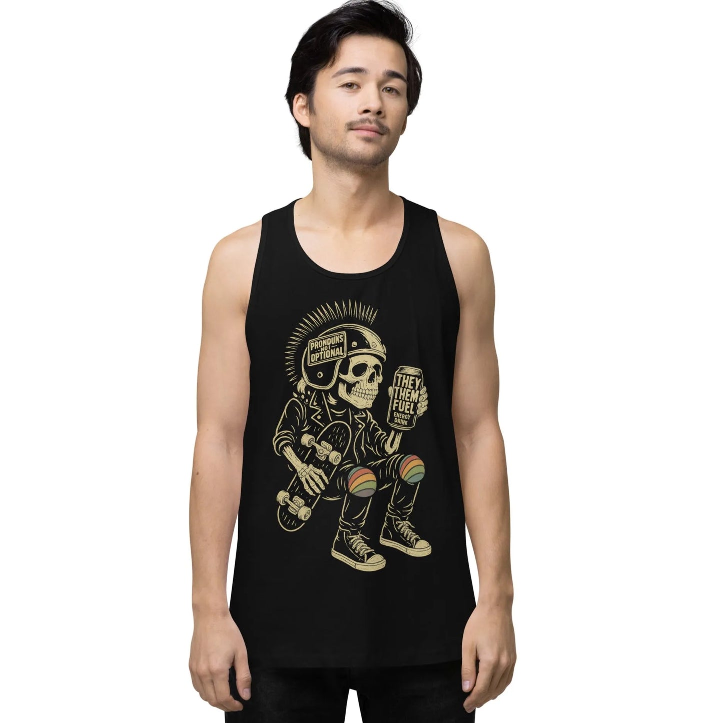 Print 'They Them Fuel' Premium Tank Top MILTTI