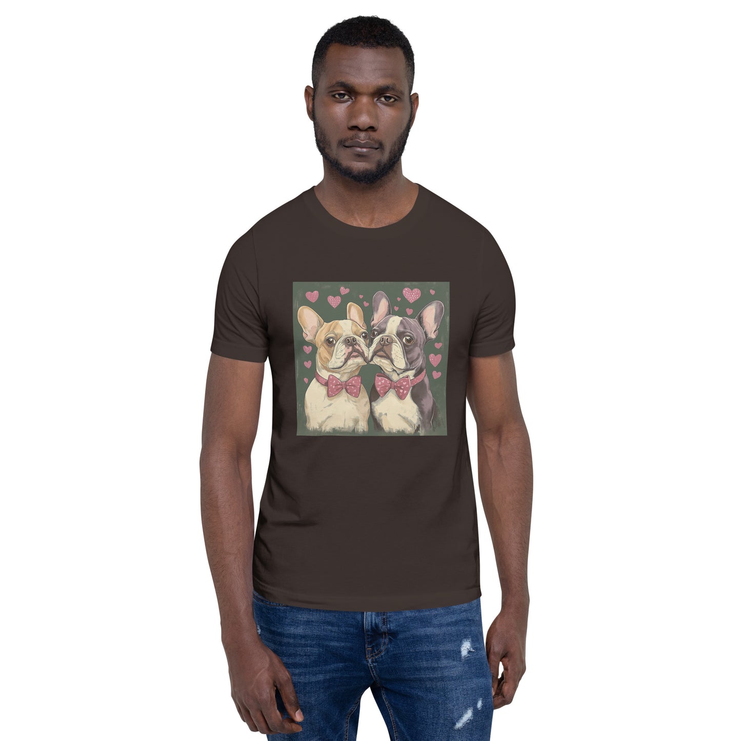 Camiseta 'Pareja de Bulldogs'
