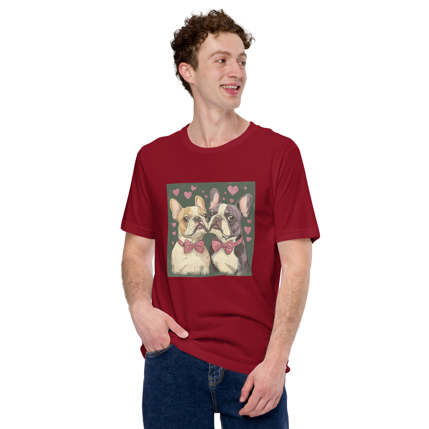 Print 'Bulldog Couple' T-shirt MILTTI
