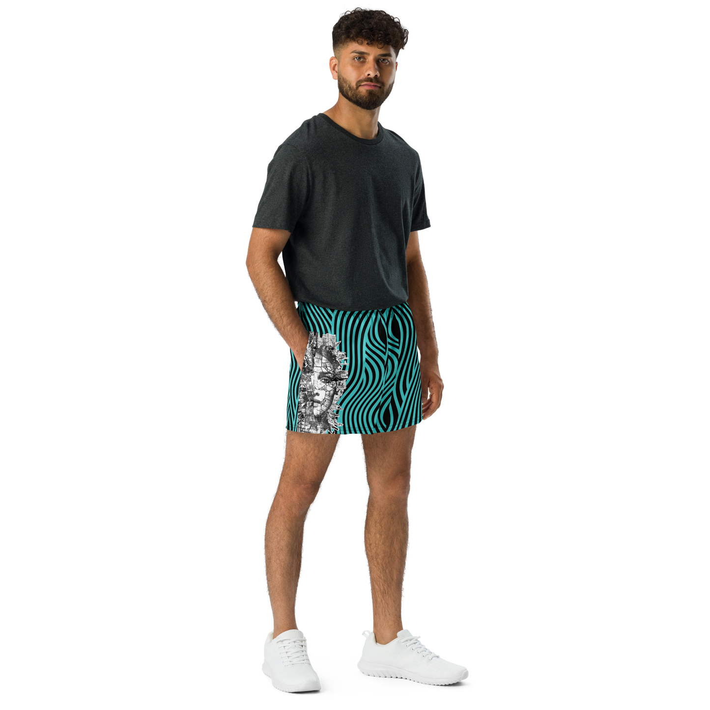 Print 'Digital Diva' Athletic Shorts MILTTI