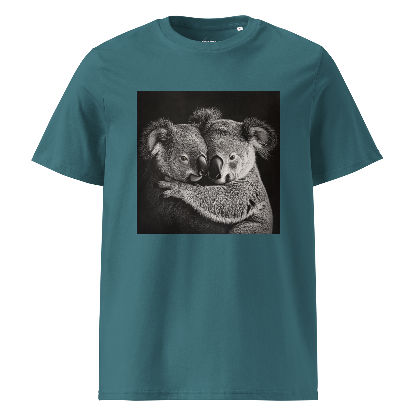 Print 'Koala Couple B&W' Organic Cotton T-shirt Stargazer MILTTI
