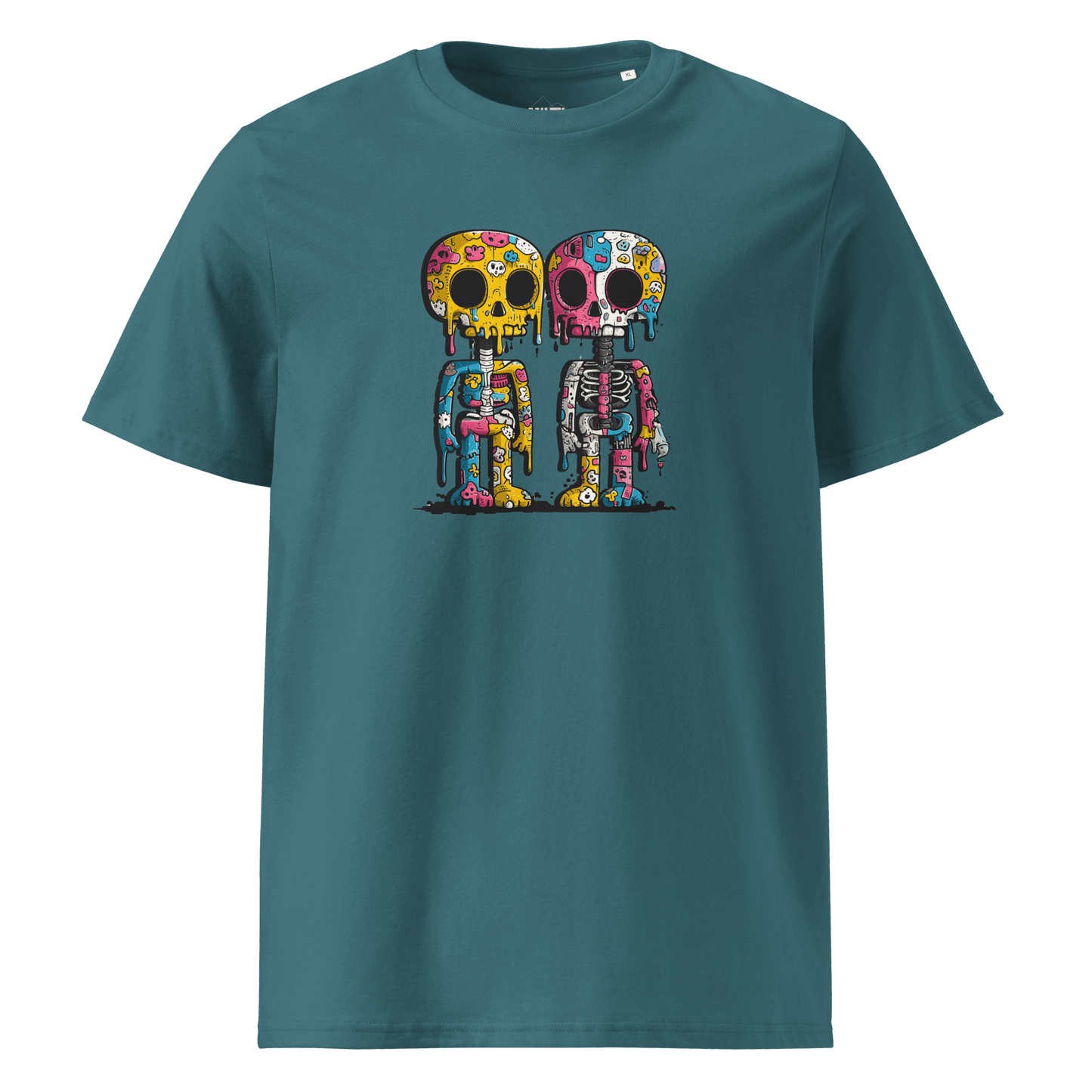 Print 'Skull Drip' Organic Cotton T-shirt Stargazer MILTTI