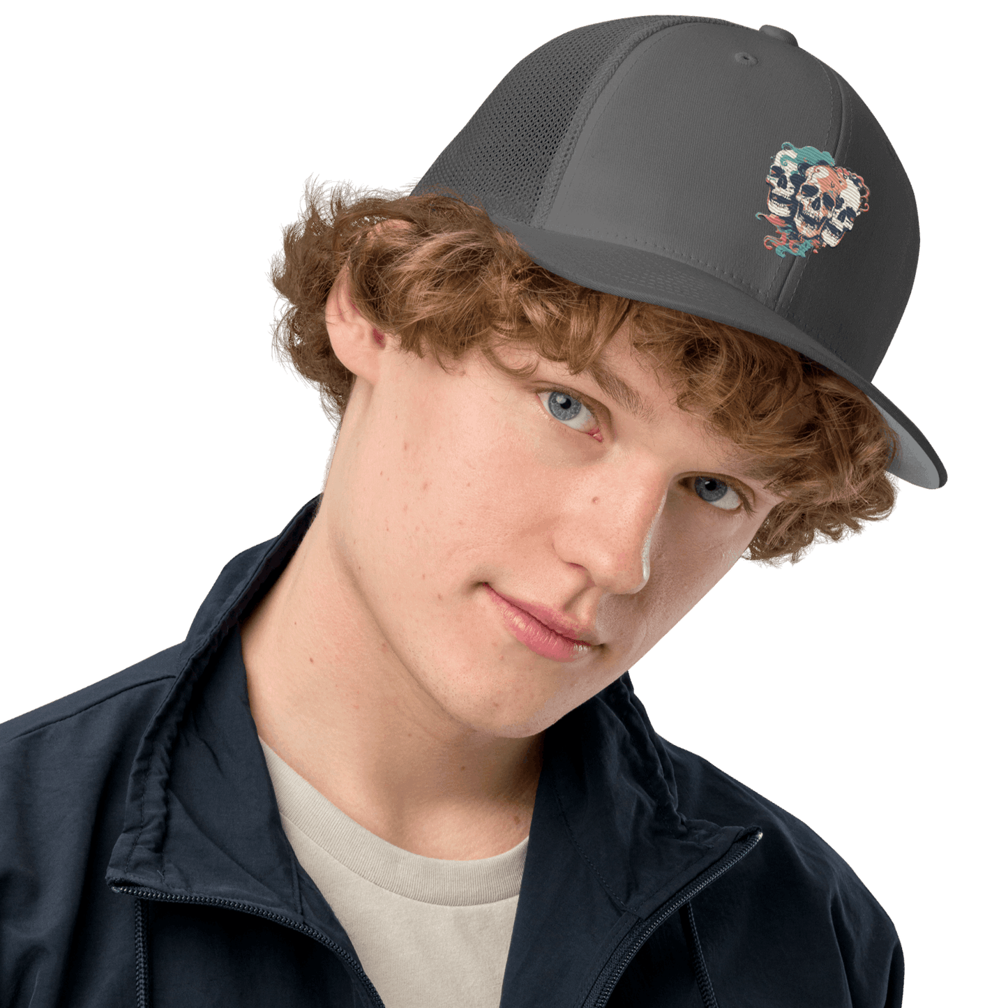 Print 'Skull Squad' Trucker Cap MILTTI