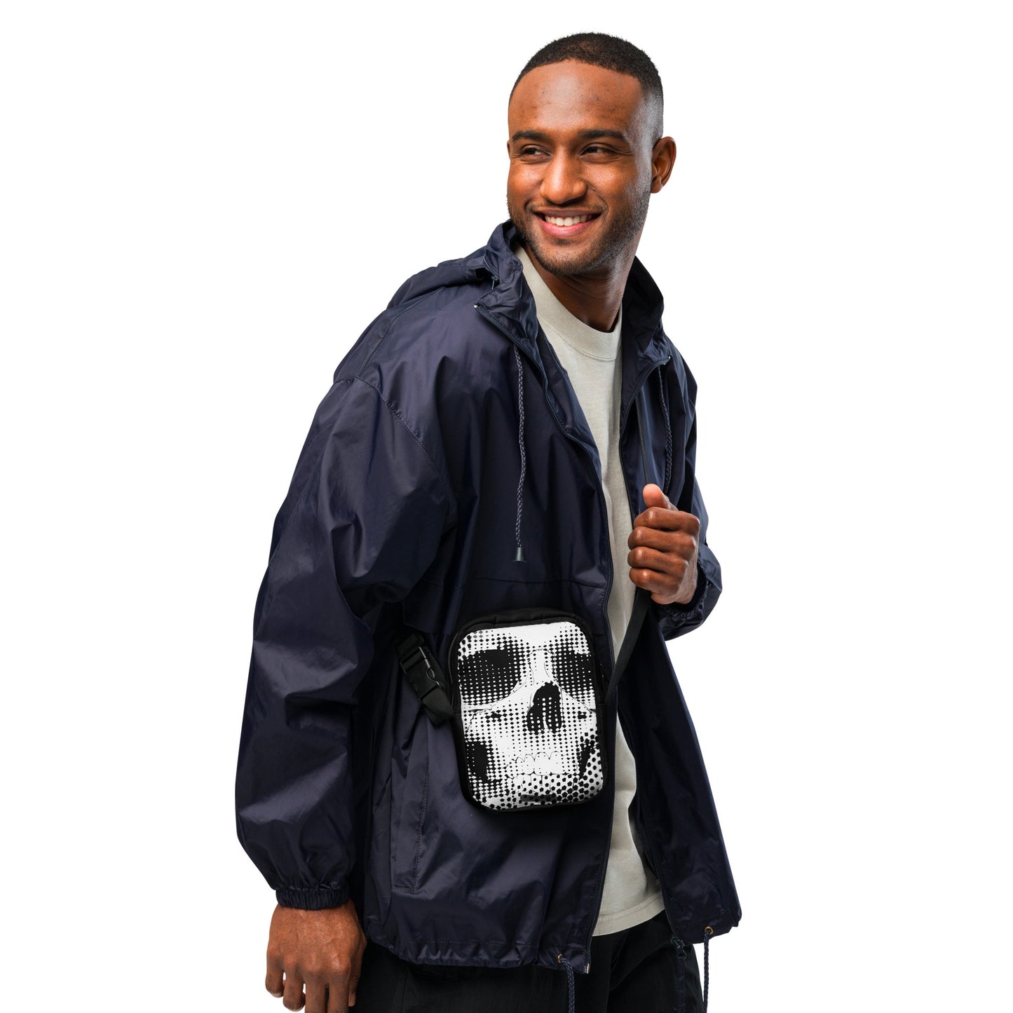 Bolso bandolera 'Static Skull'