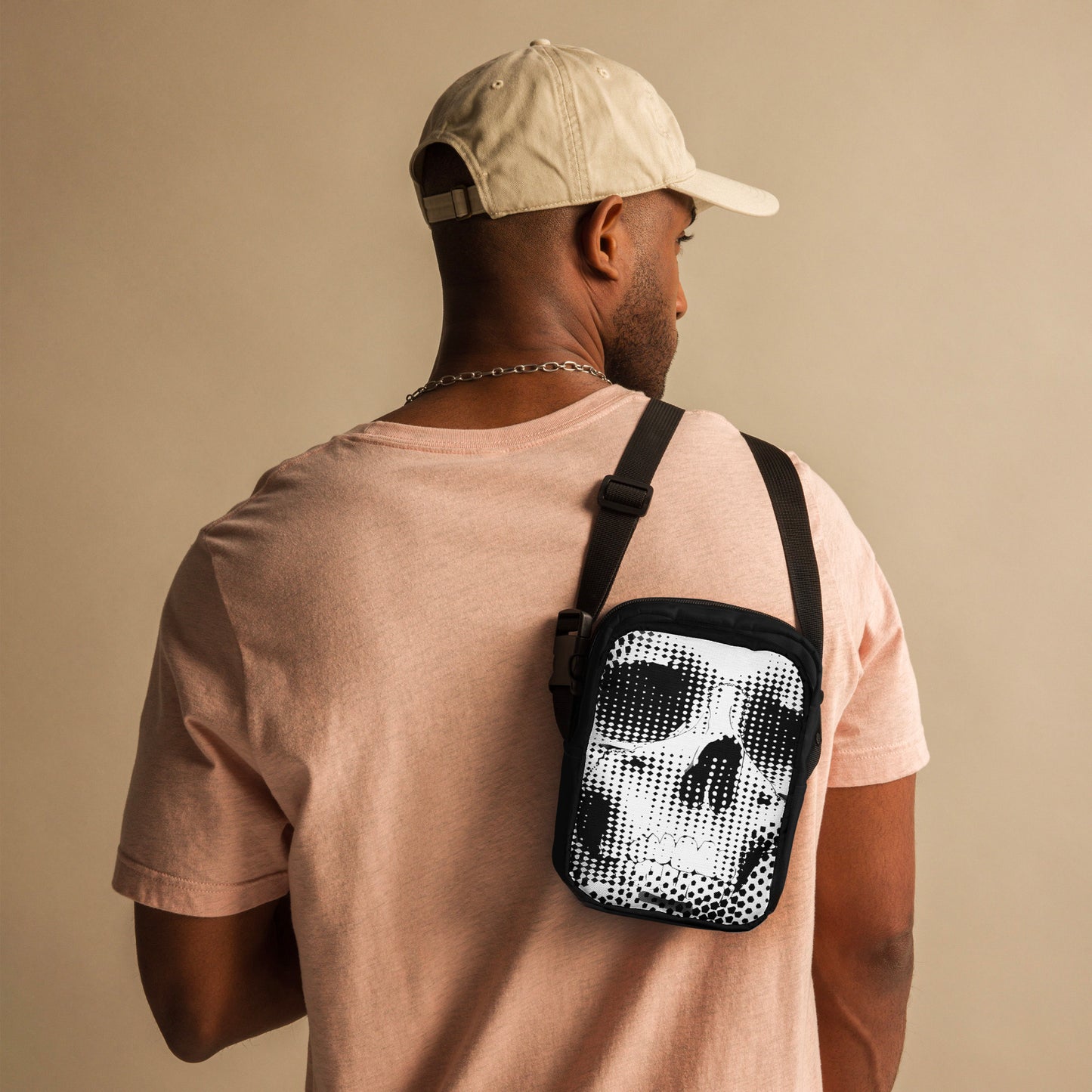 Bolso bandolera 'Static Skull'
