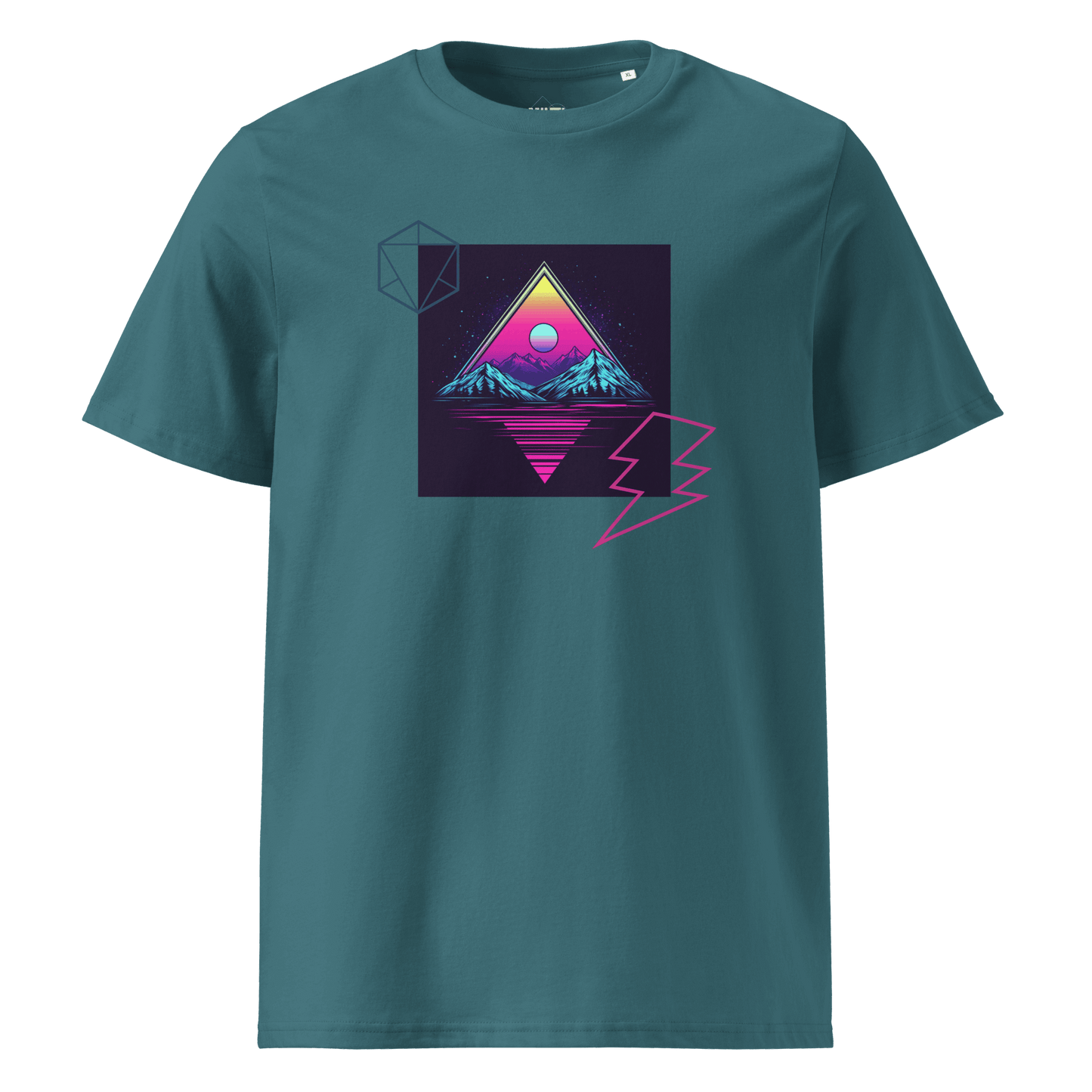 Print 'Pop Triangle' Organic Cotton T-shirt Stargazer MILTTI