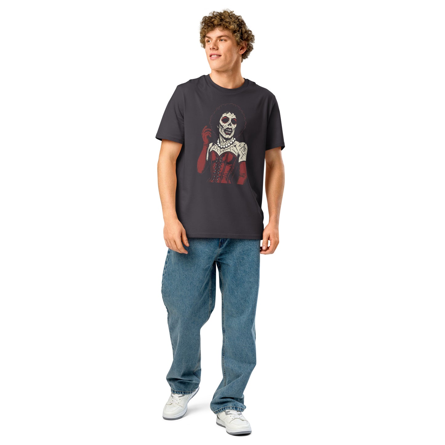 Print 'Rock'n Horror Zombie' Organic T-shirt MILTTI