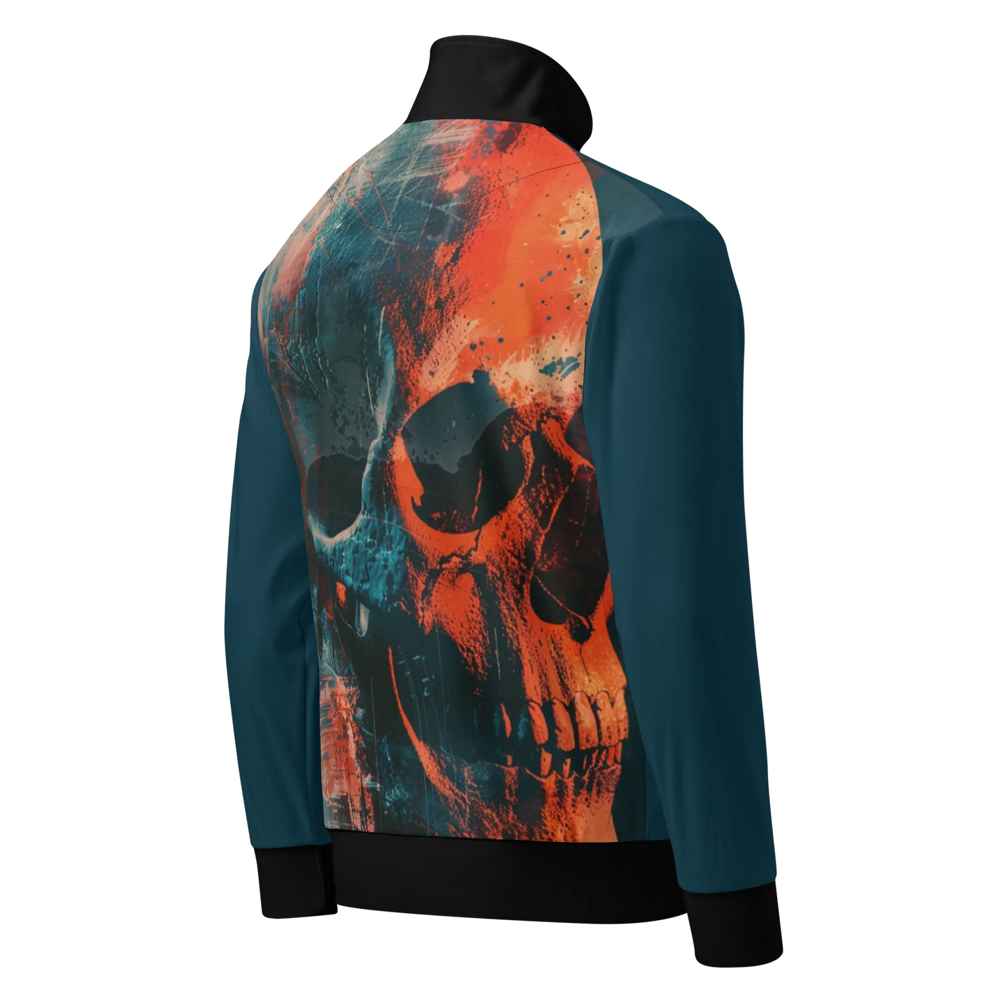 Print 'Skull Burn' Track Jacket MILTTI