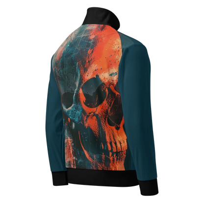 Print 'Skull Burn' Track Jacket MILTTI
