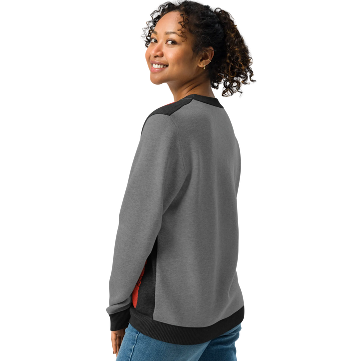 Print 'Skull Burn' Knitted Crew Neck Sweater MILTTI