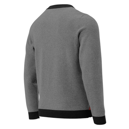 Print 'Skull Burn' Knitted Crew Neck Sweater MILTTI