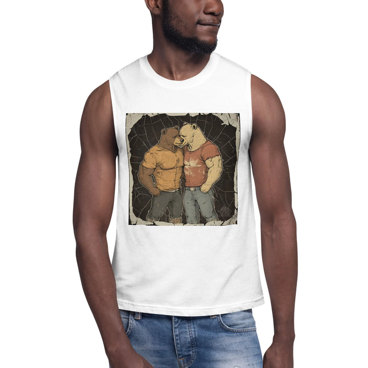 Print 'Bear' Muscle Shirt MILTTI