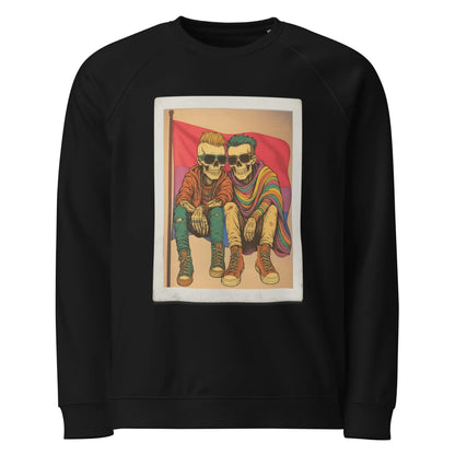 Print 'Bi to the Bone' Organic Sweatshirt Black MILTTI