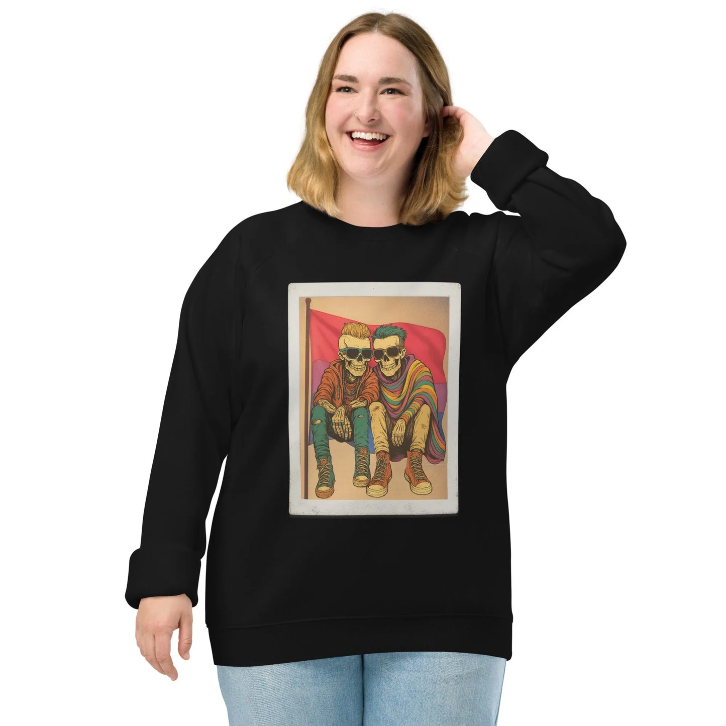 Print 'Bi to the Bone' Organic Sweatshirt MILTTI