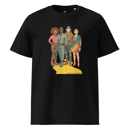 Print 'Friends of Dorothy' Organic T-shirt Black MILTTI
