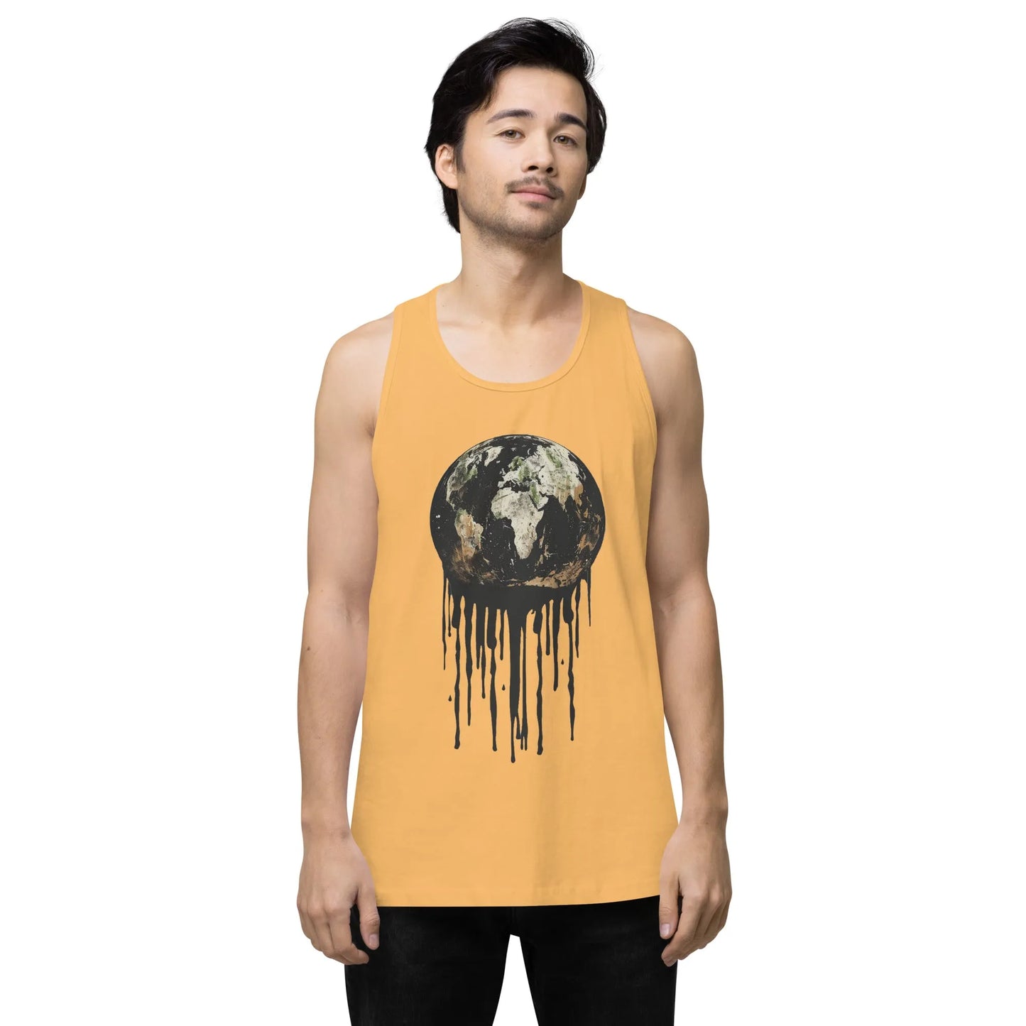Print 'Bleeding Earth' Premium Tank Top MILTTI