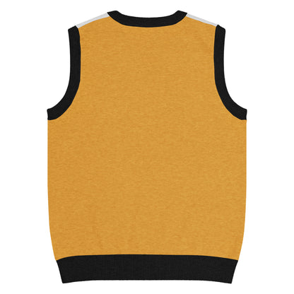 Print 'Chalk About' Knit V-neck Vest MILTTI