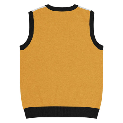 Print 'Chalk About' Knit V-neck Vest MILTTI