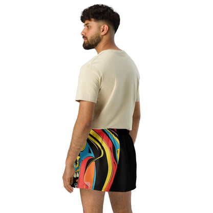 Print 'Colorful Chaos' Athletic Shorts MILTTI