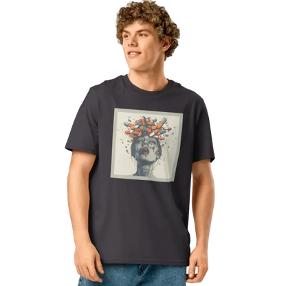 Print 'Crazy Pills' Organic Cotton T-shirt MILTTI