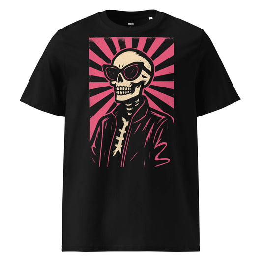 Print 'Deadly Cool' Organic T-shirt Black MILTTI
