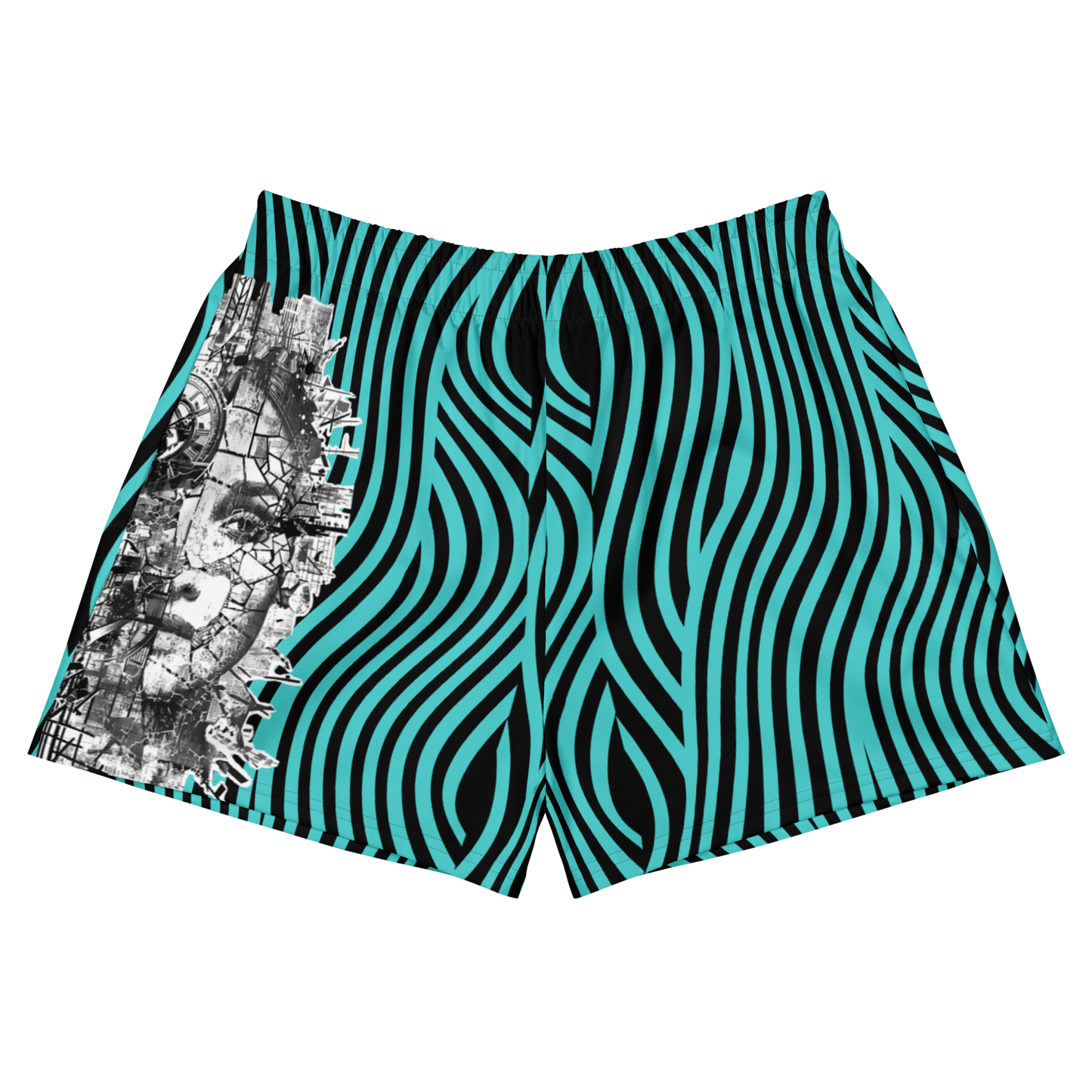 Print 'Digital Diva' Athletic Shorts 3XL MILTTI