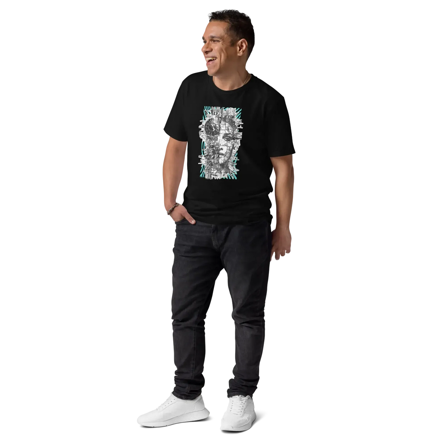 Print 'Digital Diva' Organic Cotton T-shirt MILTTI