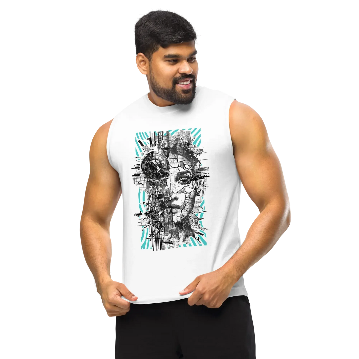 Print 'Digital Diva' Tank Top MILTTI