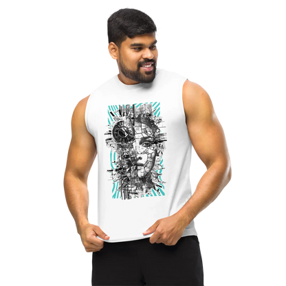 Print 'Digital Diva' Tank Top MILTTI