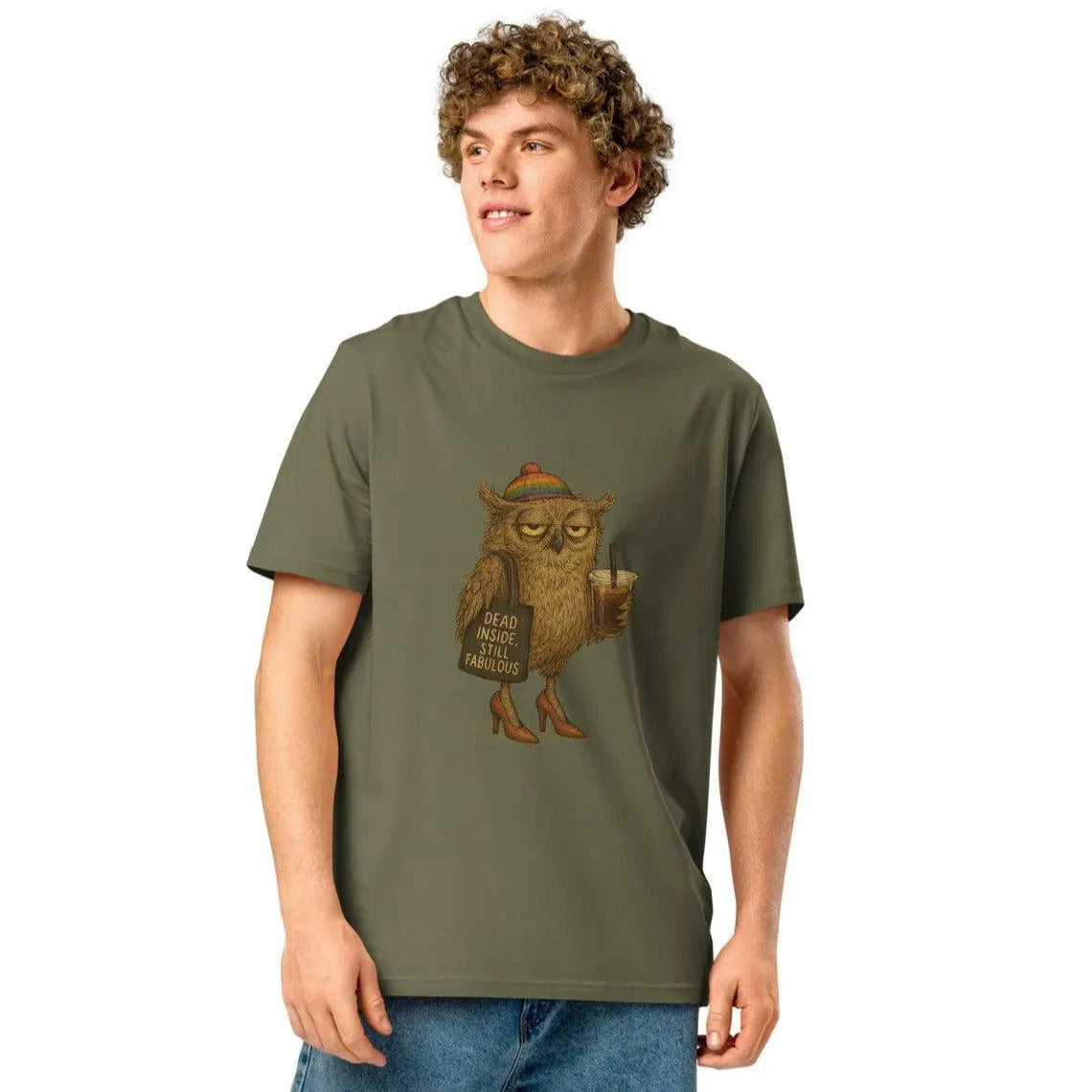 Print 'Fabulous Owl' Organic T-shirt MILTTI