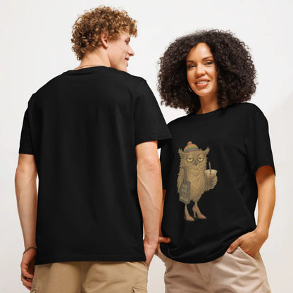 Print 'Fabulous Owl' Organic T-shirt MILTTI