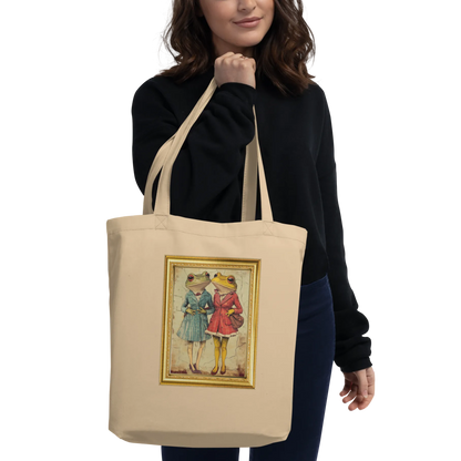 Print 'Frog Couple' Tote Bag MILTTI