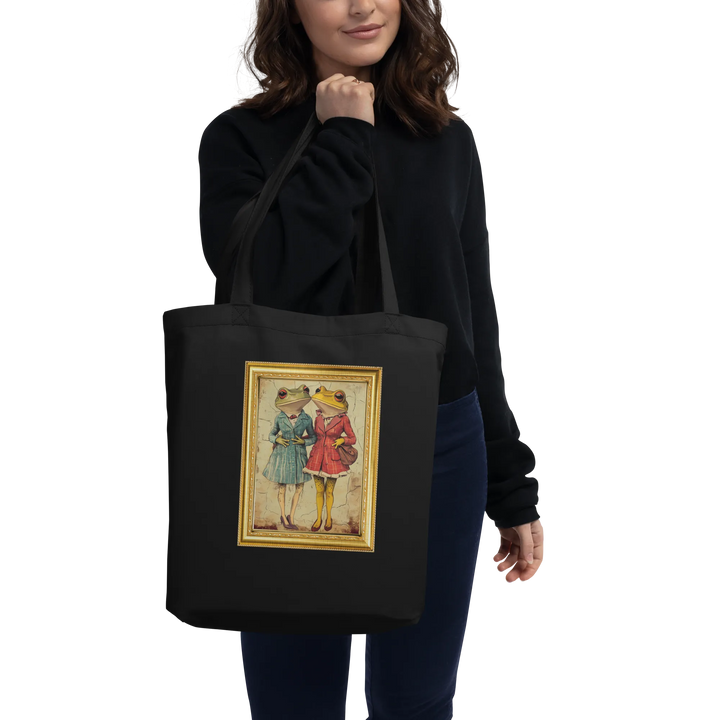 Print 'Frog Couple' Tote Bag MILTTI