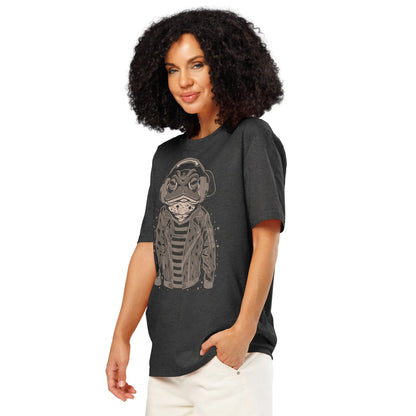 Print 'Frogwaves' Organic T-shirt MILTTI