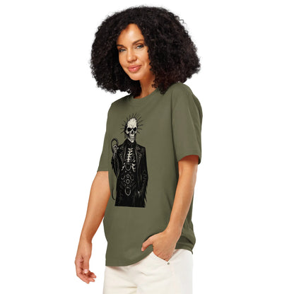 Print 'Gothic Skeleton Couture' Organic T-shirt MILTTI