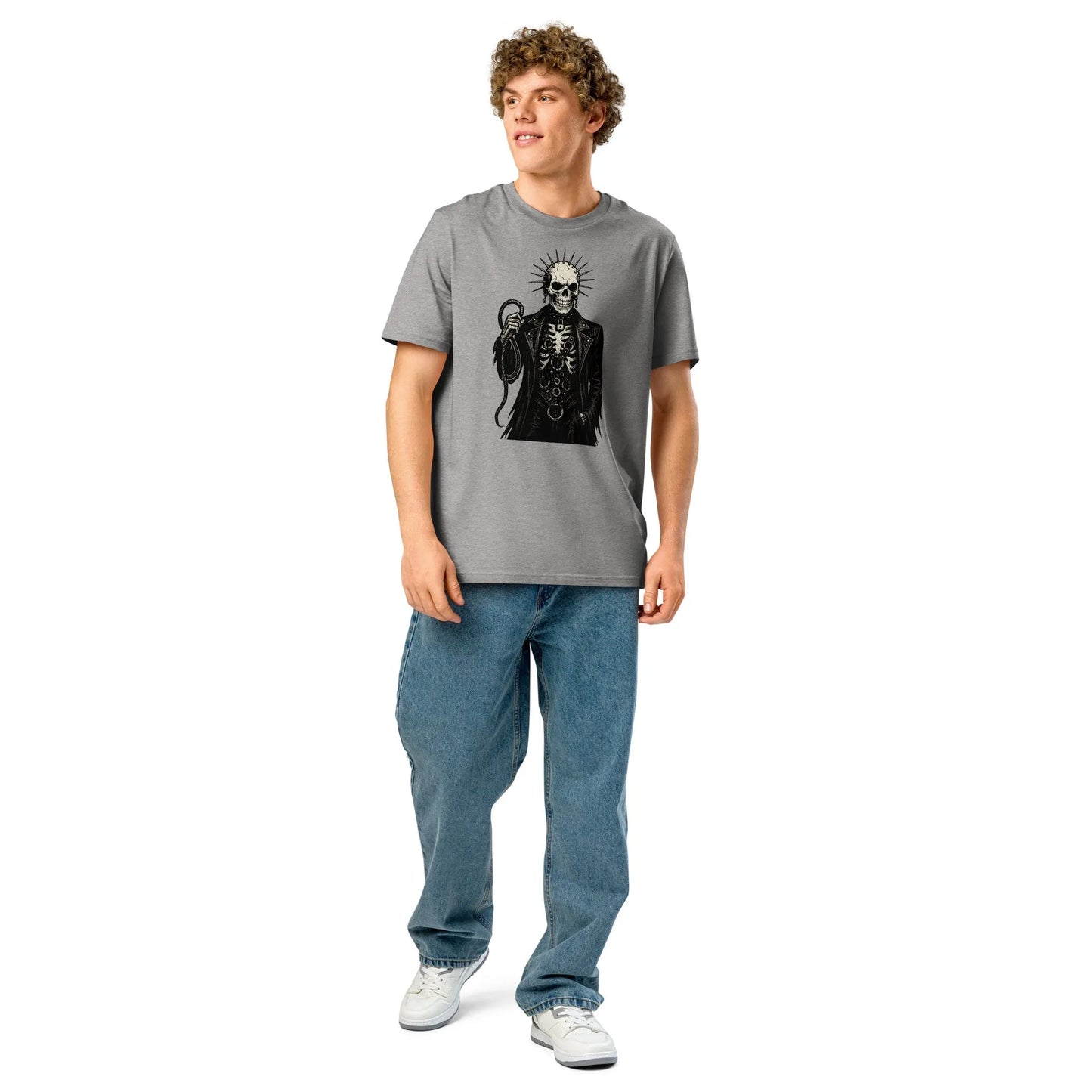 Print 'Gothic Skeleton Couture' Organic T-shirt MILTTI